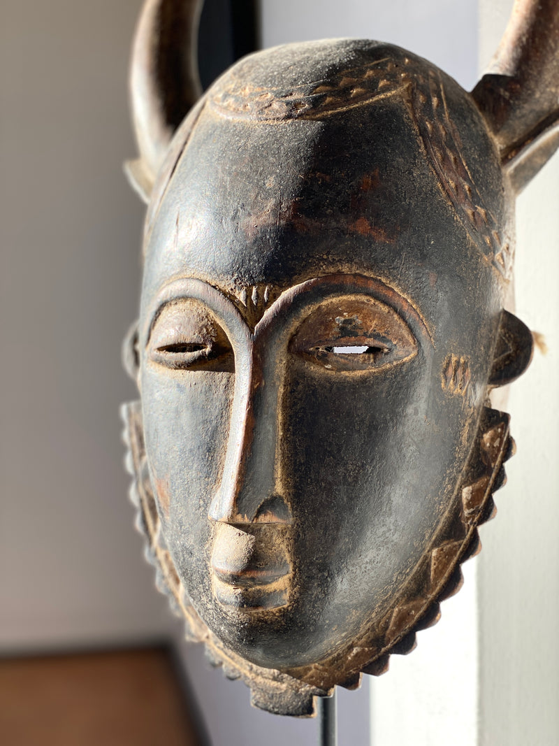 „Anoman“ Gesichts-Maske Der Yoruba Elfenbeinküste