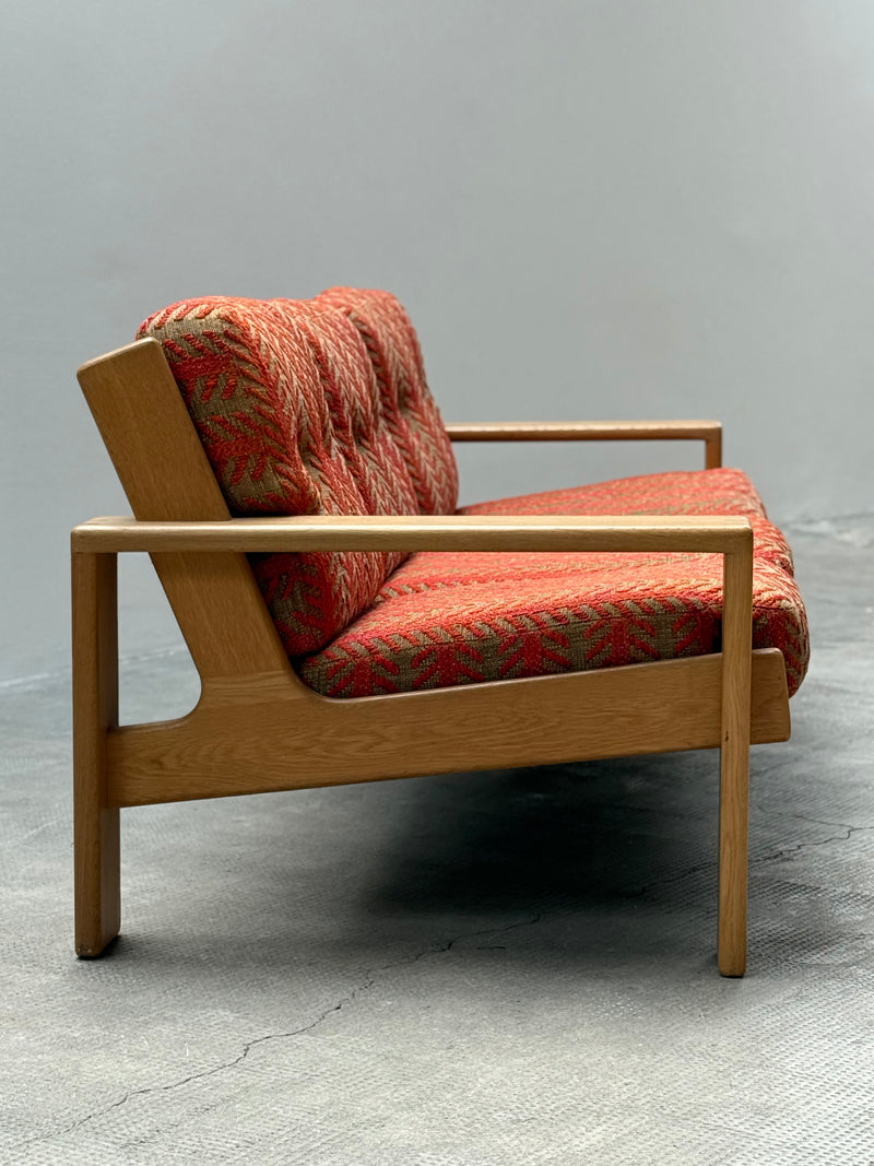 BEAUTIFUL “BONANZA” SOFA IN ITALIAN FABRIC BY ESKO PAJAMIES FOR  ASKO, FINLAND 1970s