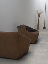 SET OF 2 ,CURVERT’ ARMCHAIRS BY JEHS & LAUB FOR COR
