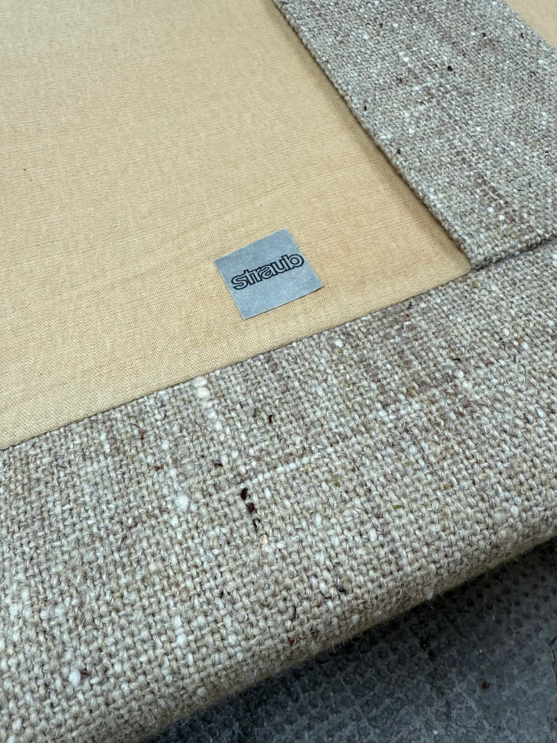 CARL STRAUB SEATING GROUP WOOL ARMCHAIR & SOFA, GERMANY 1970s