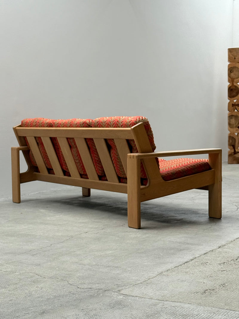 BEAUTIFUL “BONANZA” SOFA IN ITALIAN FABRIC BY ESKO PAJAMIES FOR  ASKO, FINLAND 1970s