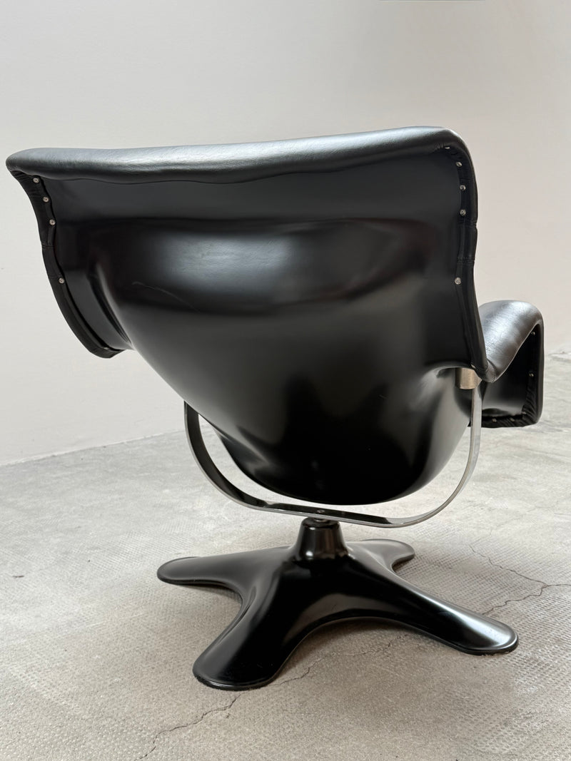 YRJÖ KUKKAPURO FOR HAIMI „KARUSELLI“ SWIVEL CHAIR, FINLAND 1960S
