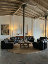 DE SEDE DS-600 „TATZELWURM“ SOFA BROWN LEATHER 24 PIECES, SWITZERLAND 1980s