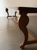 ANTIQUE FRENCH MONASTERY DINING TABLE NUTWOOD 325cm, 19th CENTURY
