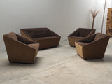 SET OF 2 ,CURVERT’ ARMCHAIRS BY JEHS & LAUB FOR COR