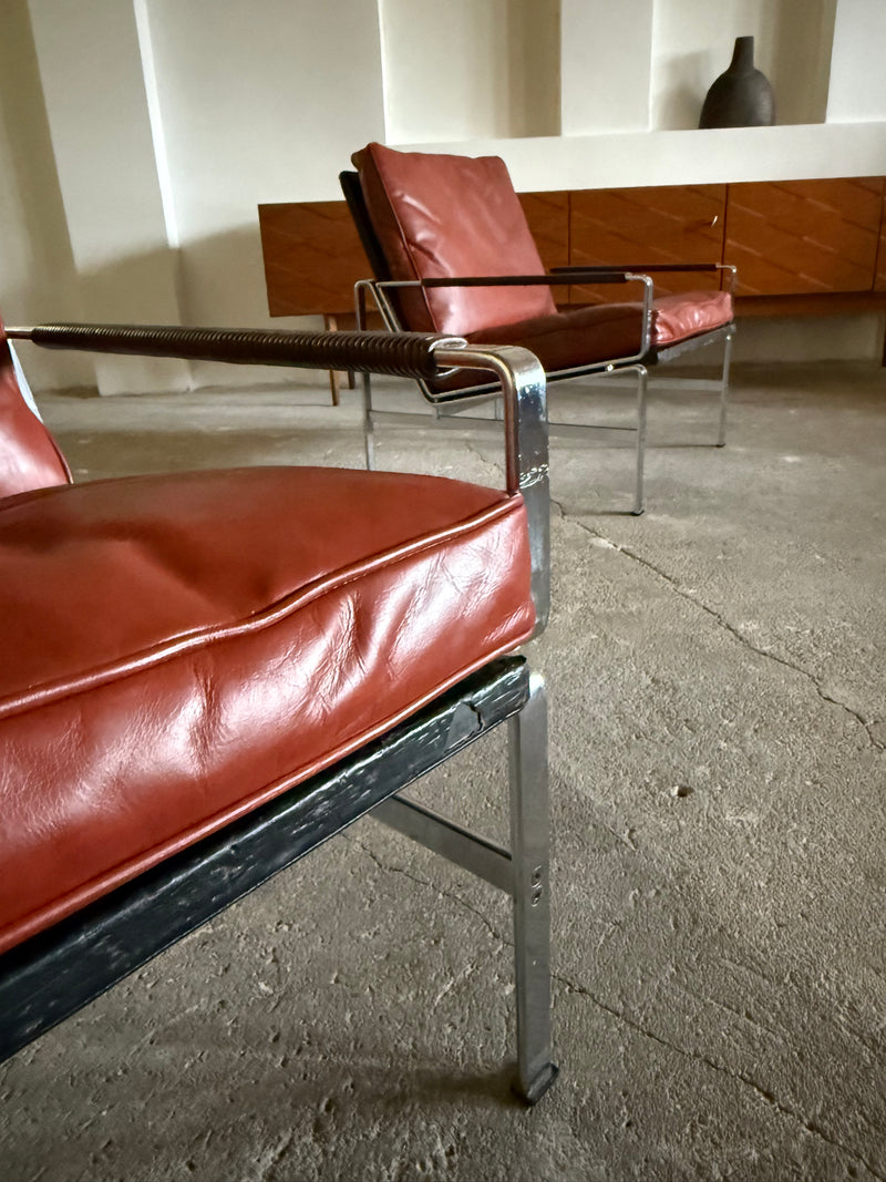 PREBEN FABRICIUS & JØRGEN KASTHOLM FOR KILL INTERNATIONAL „6720“ ARMCHAIRS, GERMANY 1960s