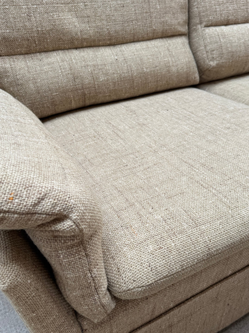 CARL STRAUB SEATING GROUP WOOL ARMCHAIR & SOFA, GERMANY 1970s