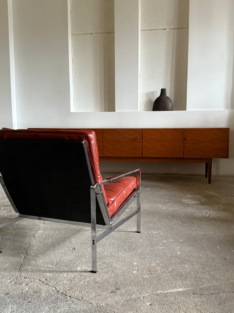 PREBEN FABRICIUS & JØRGEN KASTHOLM FOR KILL INTERNATIONAL „6720“ ARMCHAIRS, GERMANY 1960s