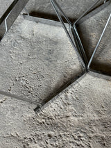 GEORGE NELSON FOR HERMAN MILLER „CATANERY“ COFFEE TABLE GLASS CHROMED STEEL, USA 1960s