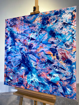 „TREASURES OF THE SEAS“ POWER OF LIGHTNESS 100x100cm