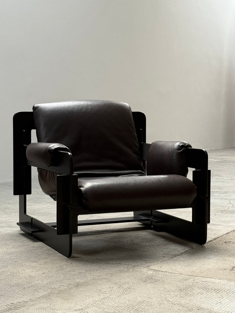 ARNE JACOBSEN FOR ASKO „ROVER“ ARMCHAIRS LEATHER ASH WOOD, FINLAND 1960s