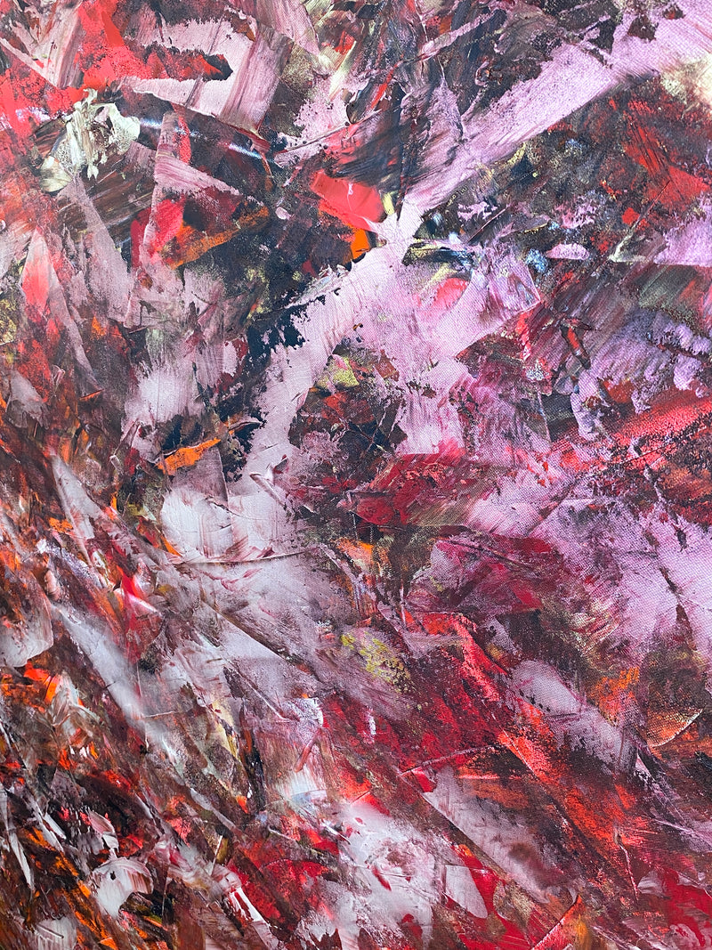 „EARTH CORE“ POWER OF LIGHTNESS No.3 100x100cm