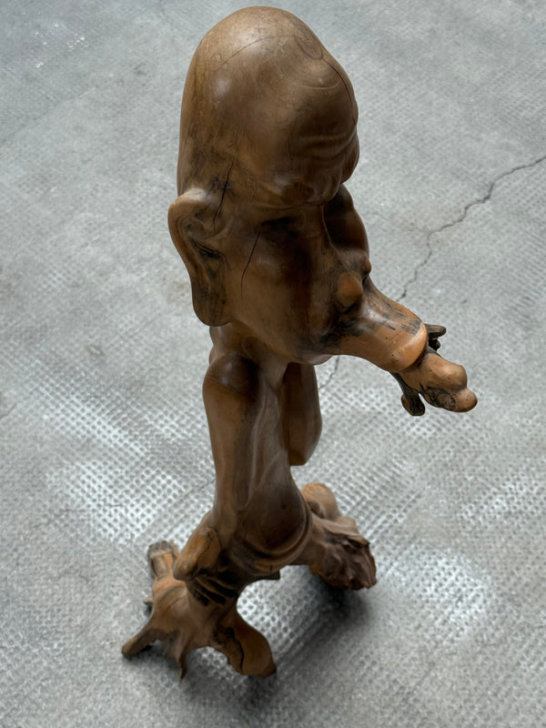 IDA BAGUS TILEM SOLID SUAR WOOD SCULPTURE CARVING BALI UBUD INDONESIA 1970s