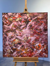 „EARTH CORE“ POWER OF LIGHTNESS No.3 100x100cm