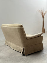 CARL STRAUB SEATING GROUP WOOL ARMCHAIR & SOFA, GERMANY 1970s