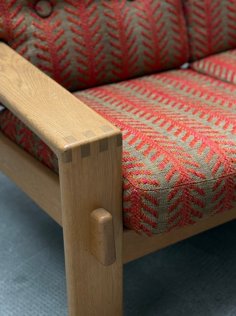 BEAUTIFUL “BONANZA” SOFA IN ITALIAN FABRIC BY ESKO PAJAMIES FOR  ASKO, FINLAND 1970s