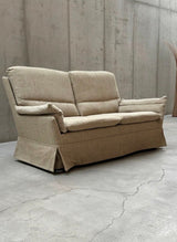 CARL STRAUB SEATING GROUP WOOL ARMCHAIR & SOFA, GERMANY 1970s