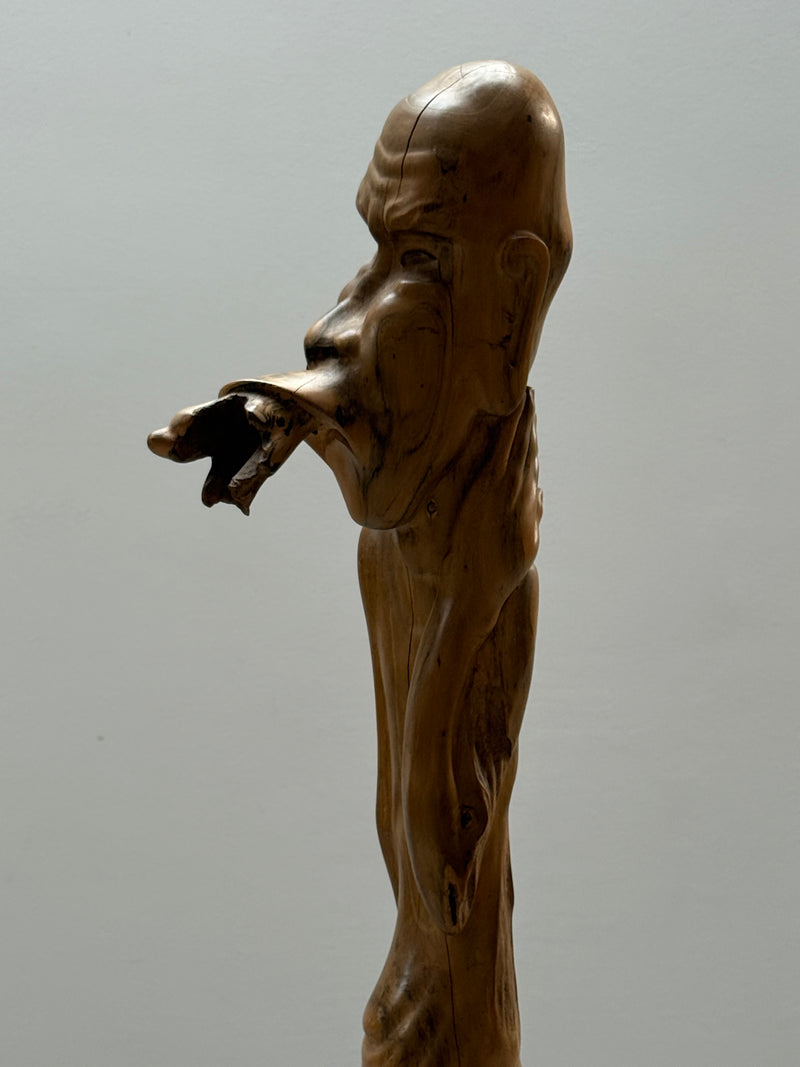 IDA BAGUS TILEM SOLID SUAR WOOD SCULPTURE CARVING BALI UBUD INDONESIA 1970s
