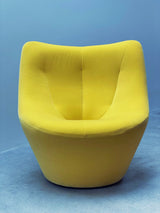 Pierre Paulin für Ligne Roset „Anda“ Sessel in Baumwollstoff gelb, Frankreich 2009