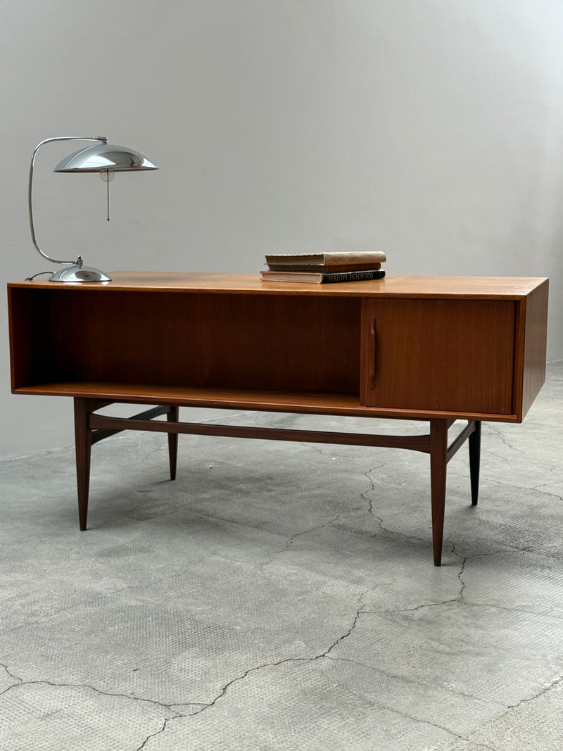 HEINRICH RIESTENPATT RT200 DESK TEAK WOOD, GERMANY 1960s