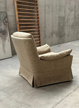CARL STRAUB SEATING GROUP WOOL ARMCHAIR & SOFA, GERMANY 1970s