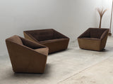 SET OF 2 ,CURVERT’ ARMCHAIRS BY JEHS & LAUB FOR COR