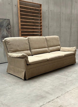 CARL STRAUB SEATING GROUP WOOL ARMCHAIR & SOFA, GERMANY 1970s