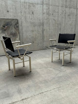 SET OF 2 HANS ULLRICH BITSCH FOR KUSCH&CO. „SERIES 8600“ ARMCHAIRS, GERMANY 1980s