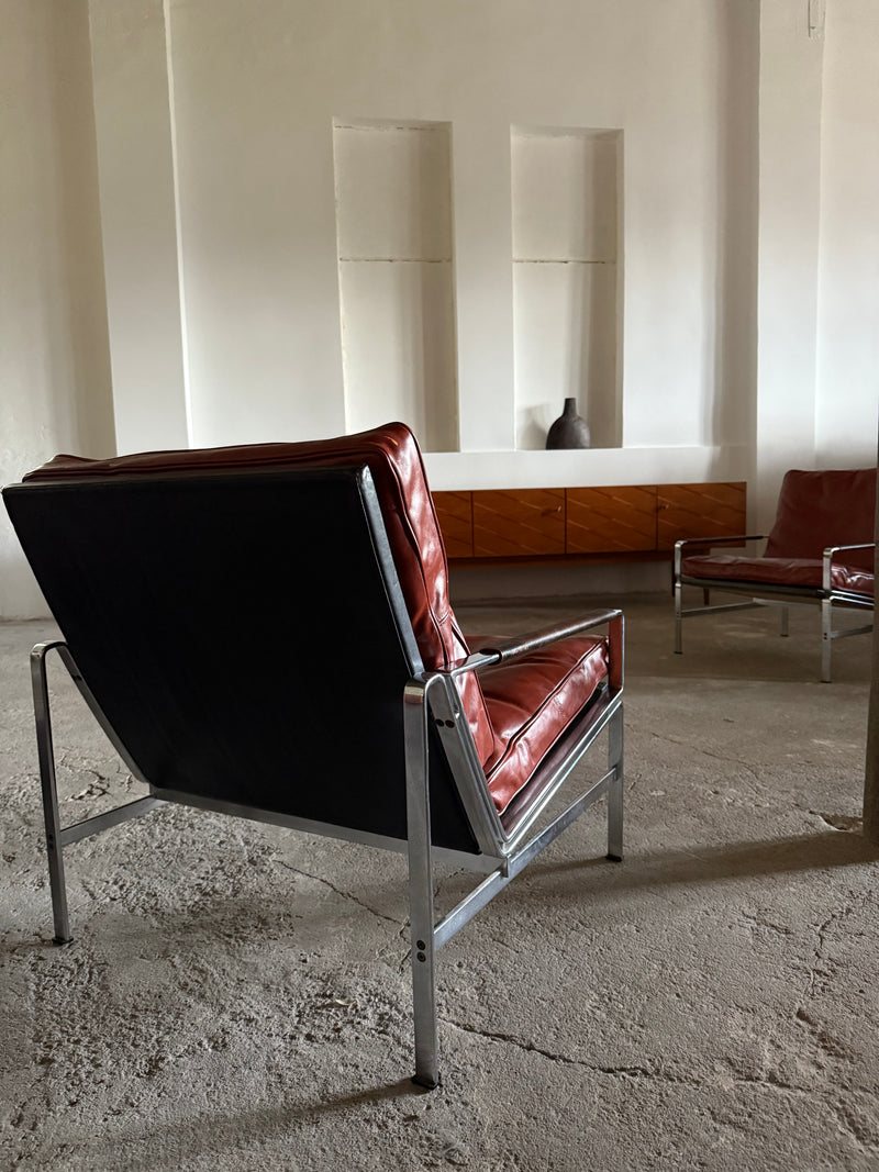 PREBEN FABRICIUS & JØRGEN KASTHOLM FOR KILL INTERNATIONAL „6720“ ARMCHAIRS, GERMANY 1960s