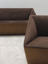 SEATING SET ARMCHAIR & SOFA ‚CURVERT‘ BY JEHS & LAUB FOR COR