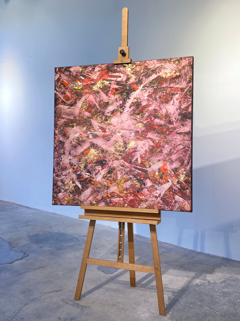 „EARTH CORE“ POWER OF LIGHTNESS No.3 100x100cm