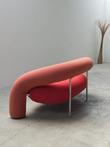 CARLO BARTOLI FOR ROSSI DI ALBIZZATE ‚TUBE‘ SOFA IN KVADRAT WOOL FABRIC, ITALY 1990s