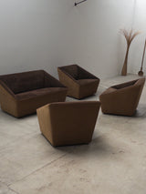 SET OF 2 ,CURVERT’ ARMCHAIRS BY JEHS & LAUB FOR COR