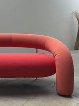 CARLO BARTOLI FOR ROSSI DI ALBIZZATE ‚TUBE‘ SOFA IN KVADRAT WOOL FABRIC, ITALY 1990s