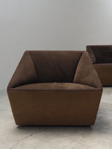 SET OF 2 ,CURVERT’ ARMCHAIRS BY JEHS & LAUB FOR COR