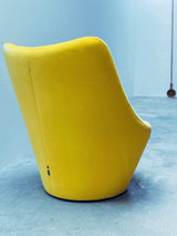 Pierre Paulin für Ligne Roset „Anda“ Sessel in Baumwollstoff gelb, Frankreich 2009