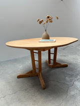 TEAM 7 DINING TABLE & 6 CHAIRS SOLID ALDER WOOD, AUSTRIA 1990s