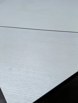 ERWIN NAGEL FOR ROSENTHAL EINRICHTUNG „QUADRONDO“ DINING TABLE ASH WOOD, 1980s