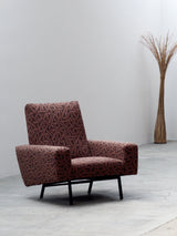 SET OF 2 PIERRE GUARICHE FOR AIRBORNE „G10“ ARMCHAIRS, FRANCE 1950s