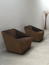 SET OF 2 ,CURVERT’ ARMCHAIRS BY JEHS & LAUB FOR COR