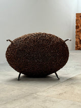 UDOM UDOMSRIANAN & PLANET 2001 RATTAN WICKER NEST CHAIR, THAILAND