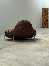 UDOM UDOMSRIANAN & PLANET 2001 RATTAN WICKER NEST CHAIR, THAILAND