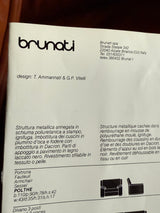 SET OF 2 „THERA“ ARMCHAIRS BY AMMANNATI & VITELLI FOR BRUNATI IN COGNAC LEATHER, ITALY 1980s