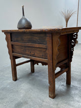 ANTIQUE CHINESE CHEST OF DRAWERS ELM WOOD QING DYNASTY