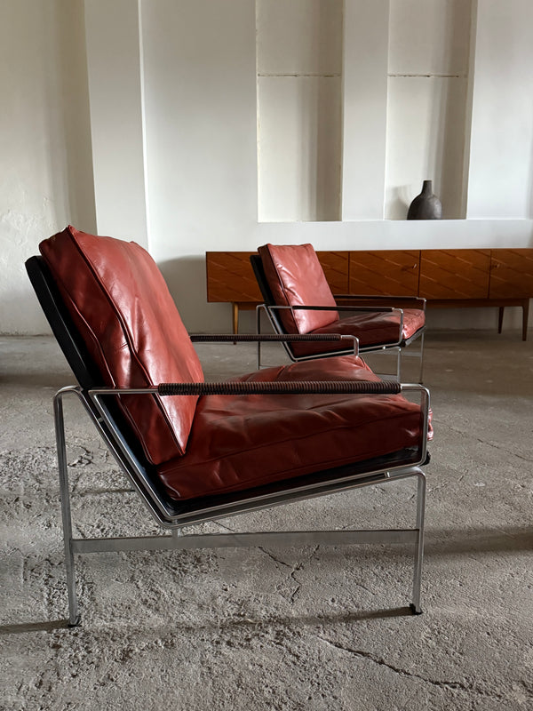 PREBEN FABRICIUS & JØRGEN KASTHOLM FOR KILL INTERNATIONAL „6720“ ARMCHAIRS, GERMANY 1960s