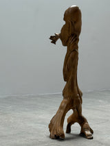 IDA BAGUS TILEM SOLID SUAR WOOD SCULPTURE CARVING BALI UBUD INDONESIA 1970s