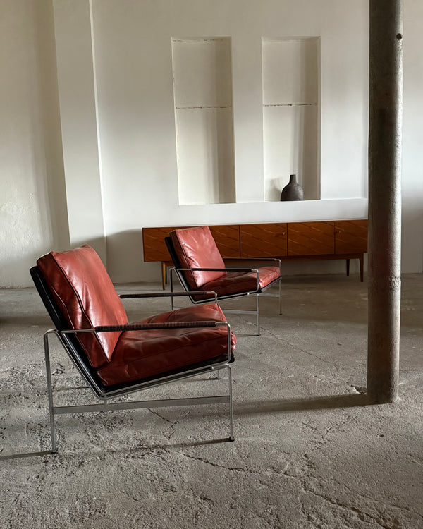 PREBEN FABRICIUS & JØRGEN KASTHOLM FOR KILL INTERNATIONAL „6720“ ARMCHAIRS, GERMANY 1960s