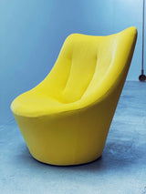 Pierre Paulin für Ligne Roset „Anda“ Sessel in Baumwollstoff gelb, Frankreich 2009