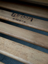 WASA ROCKING CHAIR XL SOLID PINE WOOD BRUTALIST, GERMANY 1980s