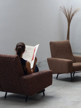 SET OF 2 PIERRE GUARICHE FOR AIRBORNE „G10“ ARMCHAIRS, FRANCE 1950s